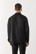 Erkek Regular Fit Lyocell Gömlek %100 Lyocell - Siyah