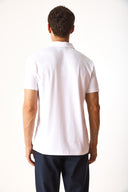 Erkek Regular Fit Polo Yakalı Tişört - Beyaz