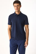 Erkek Regular Fit Polo Yakalı Tişört - Lacivert