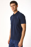 Erkek Regular Fit Polo Yakalı Tişört - Lacivert