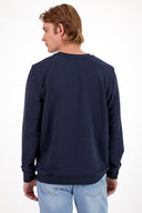 Erkek Rich Bisiklet Yaka Regular Fit 3 İplik Sweatshirt - Lacivert