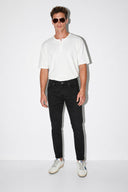 Richard Slim Fit 5 Cep Parça Boya Pantolon-Siyah