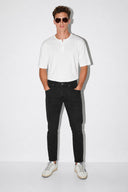 Richard Slim Fit 5 Cep Parça Boya Pantolon-Siyah