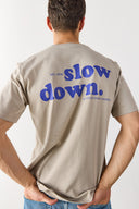 Erkek Self Baskılı Tişört %100 Pamuk - Gri