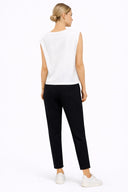 Serenity Baskılı Tişört-Beyaz