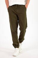 Erkek Simon Slim Fit Gabardin Jogger Pantolon - Haki