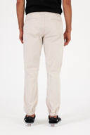 Erkek Simon Slim Fit Gabardin Jogger Pantolon - Taş