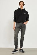 Erkek Smith Antrasit Tapered Fit Jean Pantolon - Antrasit
