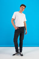 Erkek Smith Black Tapered Fit Jean Pantolon - Black