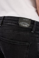 Erkek Smith Black Tapered Fit Jean Pantolon - Black