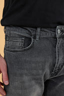 Erkek Smith Grey Tapered Fit Jean Pantolon - Grey