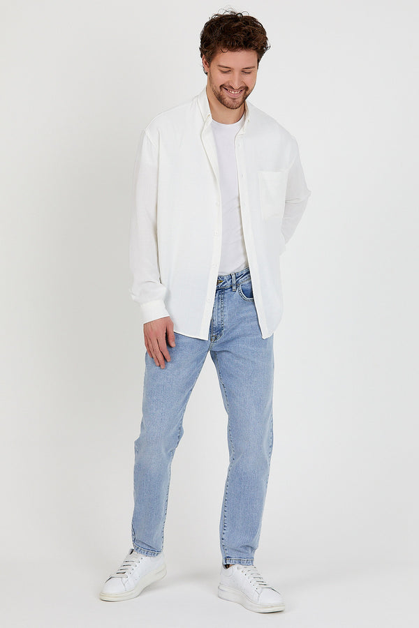 Smith Ice Blue Tapered Fit Jean Pantolon - ICE BLUE