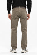Smith Olive Brown Tapered Fit Jean Pantolon-Brown