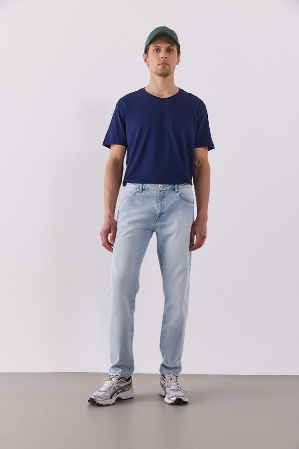 Smith Sky Blue Tapered Fit Jean Pantolon - SKY BLUE