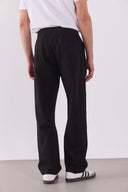 Erkek Steve Baggy Fit Beli Lastikli Pantolon - Siyah