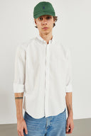 Erkek Steven Regular Fit Oxford Gömlek %100 Pamuk - Beyaz