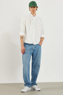 Erkek Steven Regular Fit Oxford Gömlek %100 Pamuk - Beyaz