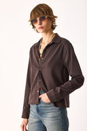 Kadın Sydney Brown Slim Fit Jean Gömlek (TENCEL)™ - Brown