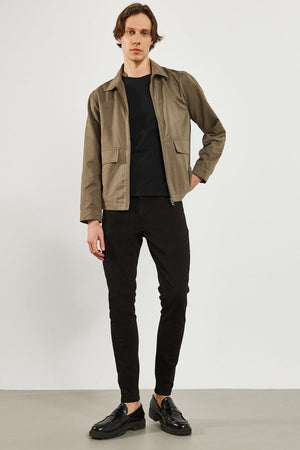 Erkek Teos Black Skinny Jean Pantolon - Black
