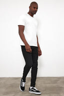 Erkek Teos Black Skinny Jean Pantolon - Black