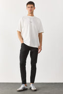 Erkek Teos Black Skinny Jean Pantolon - Black