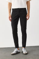 Erkek Teos Black Skinny Jean Pantolon - Black