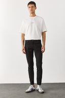 Erkek Teos Black Skinny Jean Pantolon - Black
