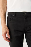 Erkek Teos Black Skinny Jean Pantolon - Black