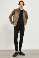 Erkek Teos Black Skinny Jean Pantolon - Black