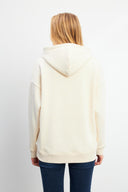 Kadın Vena Club Baskılı Sweatshirt - Kemik