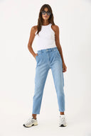 VENA Kadın Norah Ice Blue Beli Lastikli Jean Pantolon - Ice Blue