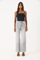 Kadın Wanda Grey Wide Leg Jean Pantolon - Grey