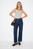 Wanda Rins Wide Leg Jean Pantolon-Rins