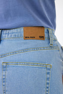 Kadın Wanda Sky Blue Wide Leg Jean Pantolon - Sky Blue